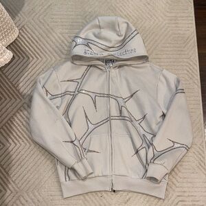 named collective THORN RHINESTONE ZIP HOODIE BONE
worn once
size xs